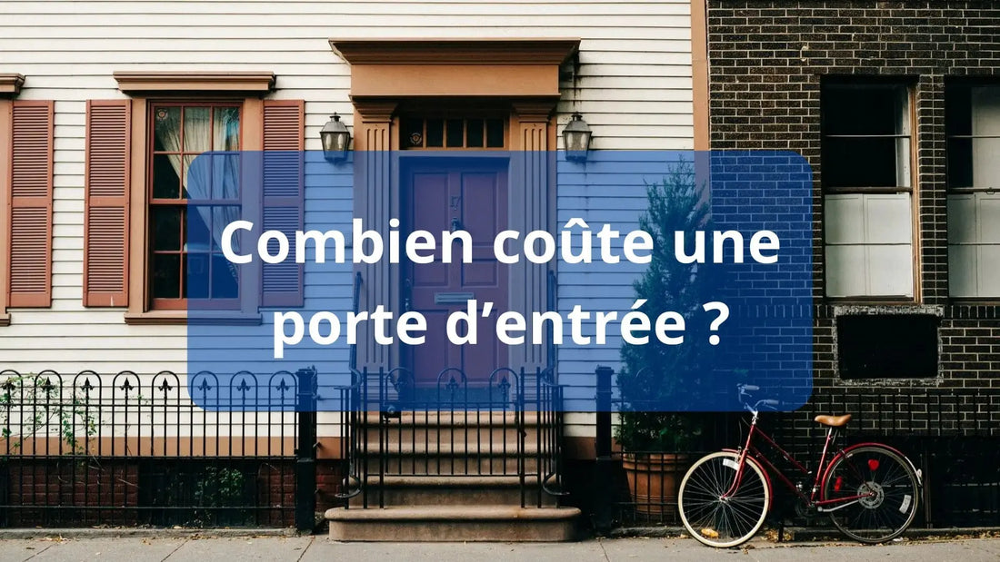 Porte d'entrée en bois de couleur rouille