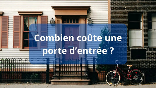 Porte d'entrée en bois de couleur rouille