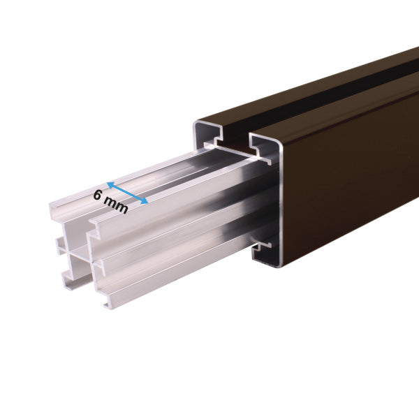 Portail aluminium droit ajouré - Athéna