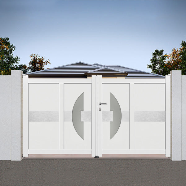 Portail aluminium battant design - Lazare