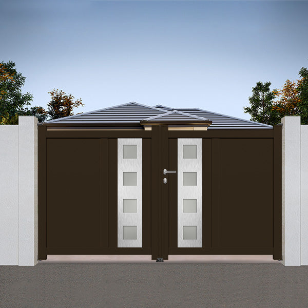Portail aluminium battant design - Nérée