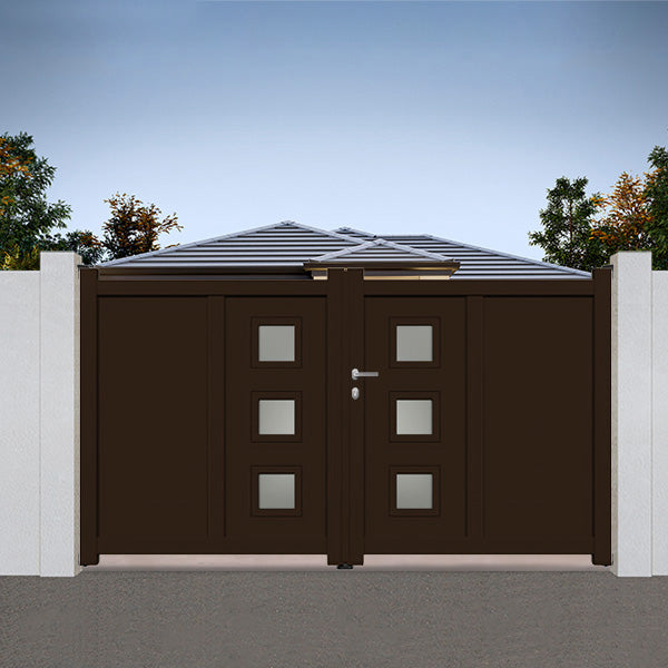 Portail aluminium battant design - Sophocle