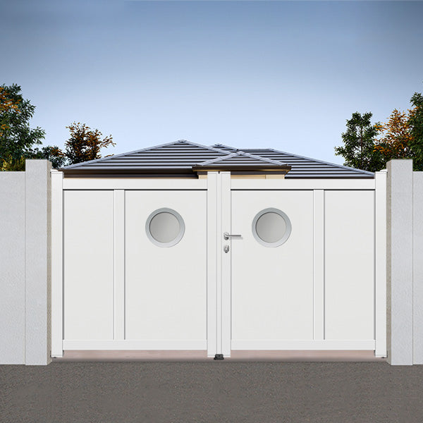 Portail aluminium battant design - Tullia