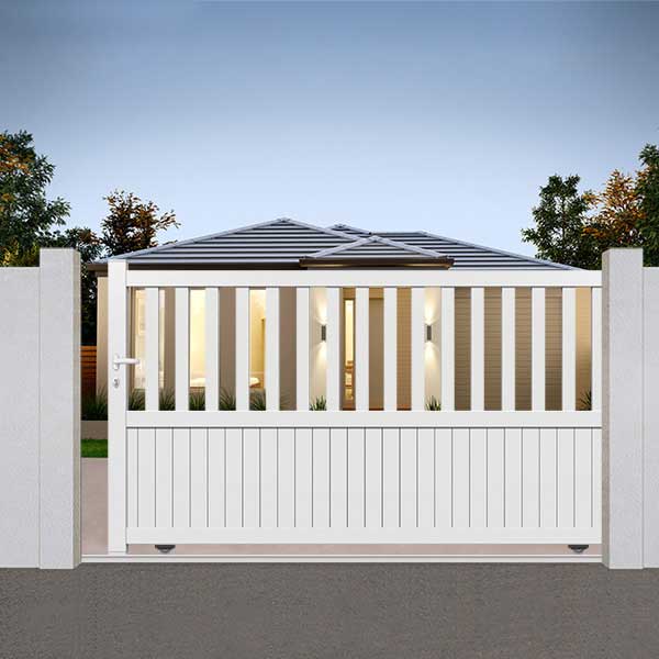 Portail aluminium coulissant - Lefkios