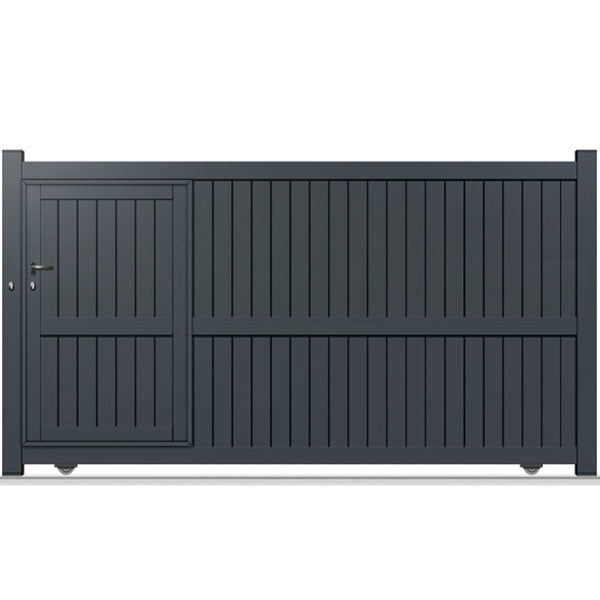 Portail aluminium coulissant - Leon