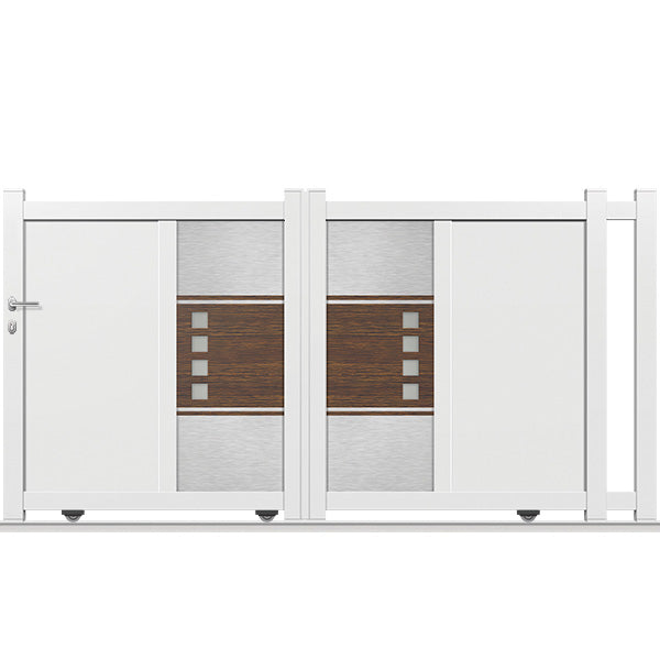 Portail aluminium coulissant - Alhéna