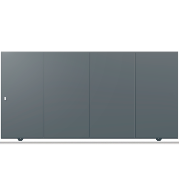 Portail aluminium coulissant - Australe