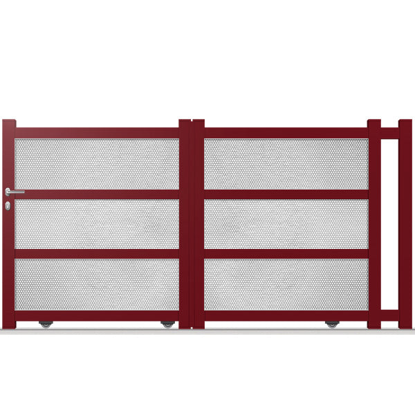Portail aluminium coulissant - Daphné