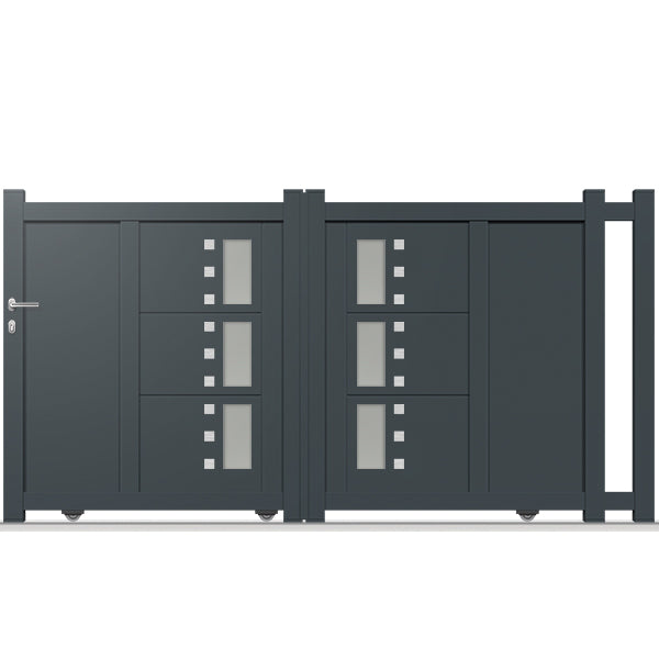 Portail aluminium coulissant - Epsilon