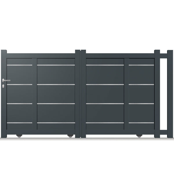 Portail aluminium coulissant - Iota