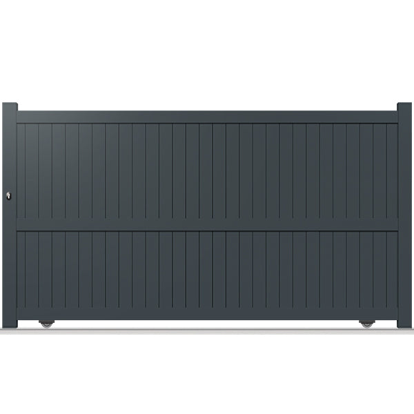 Portail aluminium coulissant - Lazaros