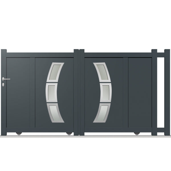 Portail aluminium coulissant - Lyrae