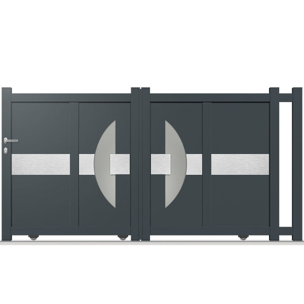 Portail aluminium coulissant - Theta