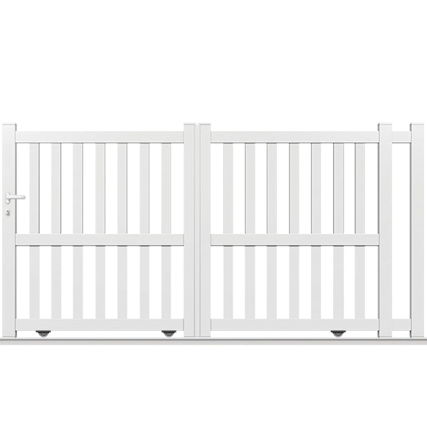 Portail aluminium coulissant ajouré - Aries
