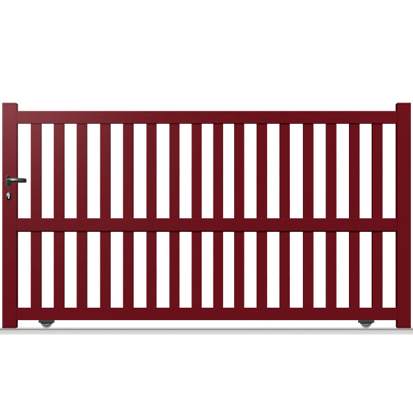 Portail aluminium coulissant ajouré - Stella