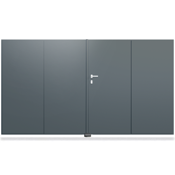 Portail aluminium droit - Exupère