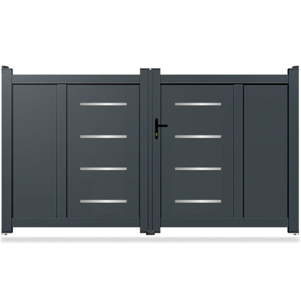 Portail aluminium droit - Olympe
