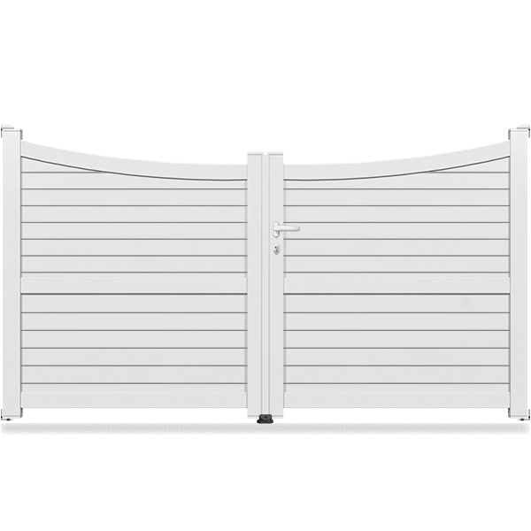 Portail aluminium incurvé - Irini