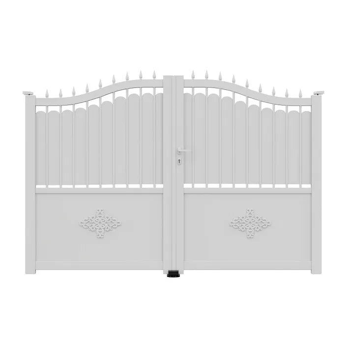 Portail battant plein en aluminium - Veki