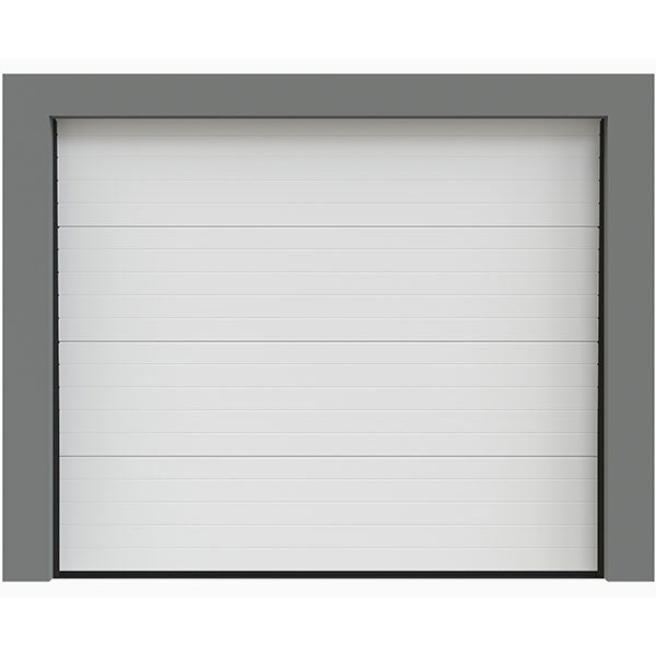 Porte de garage sectionnelle rainurée - Maria