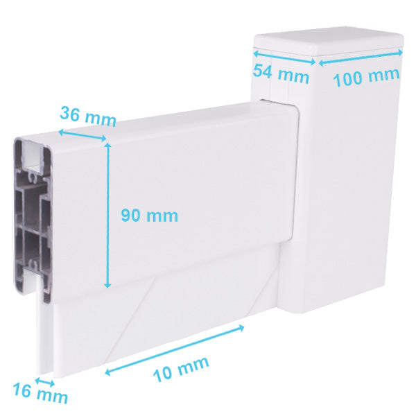 Portail aluminium coulissant - Rhéa