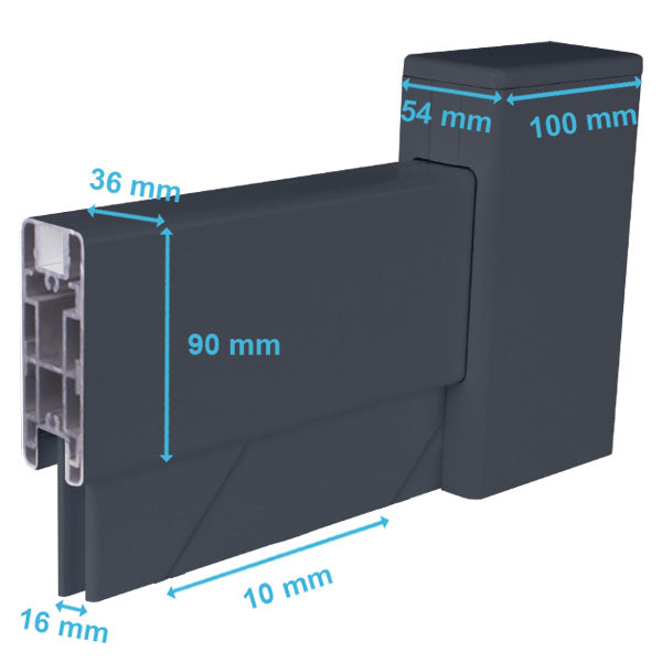 Portillon aluminium - Anthème