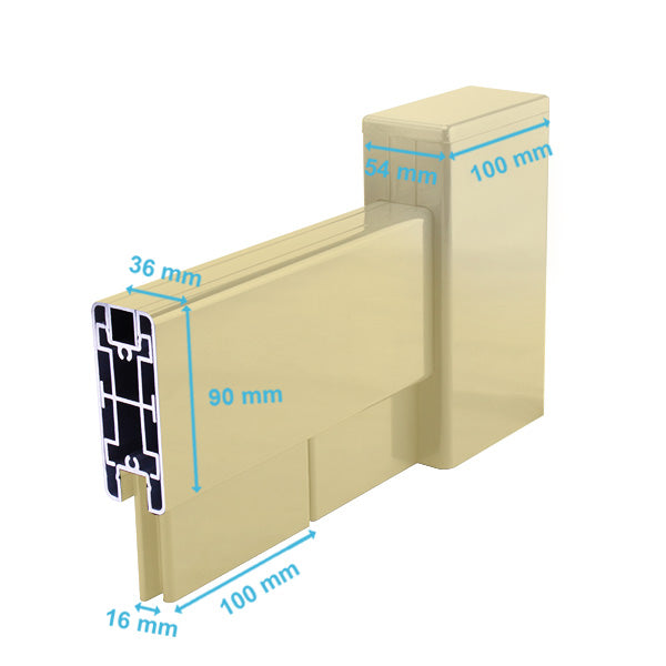 Portail aluminium bombé semi-ajouré - Sirius