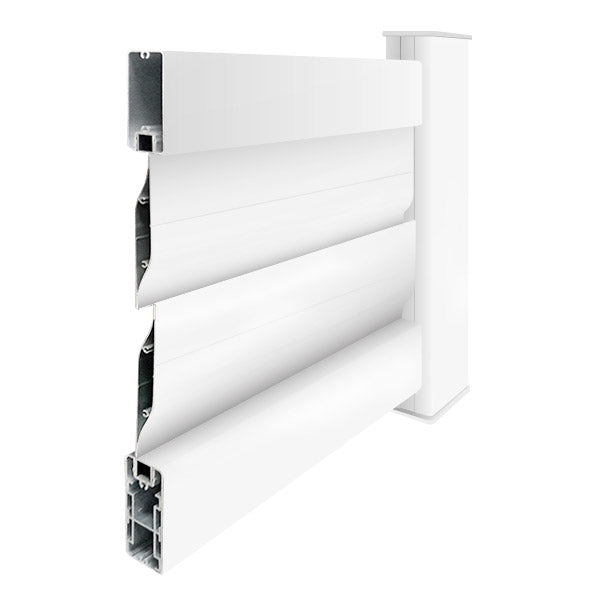 Portail aluminium droit plein - Tureis