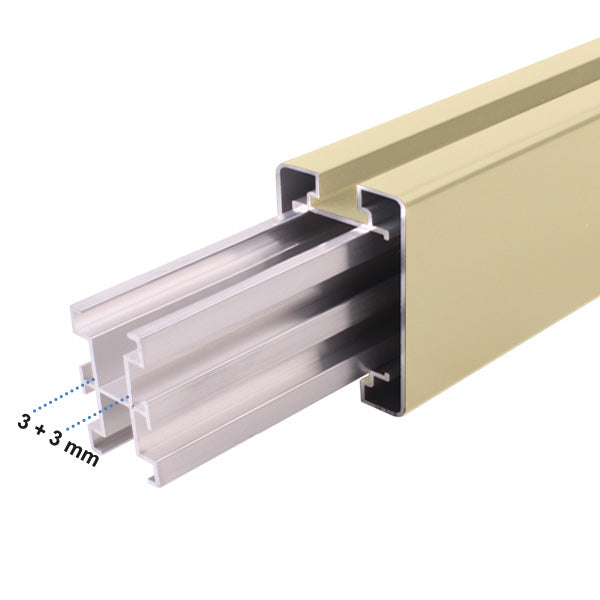 Portail aluminium chapeau de gendarme - Elpida