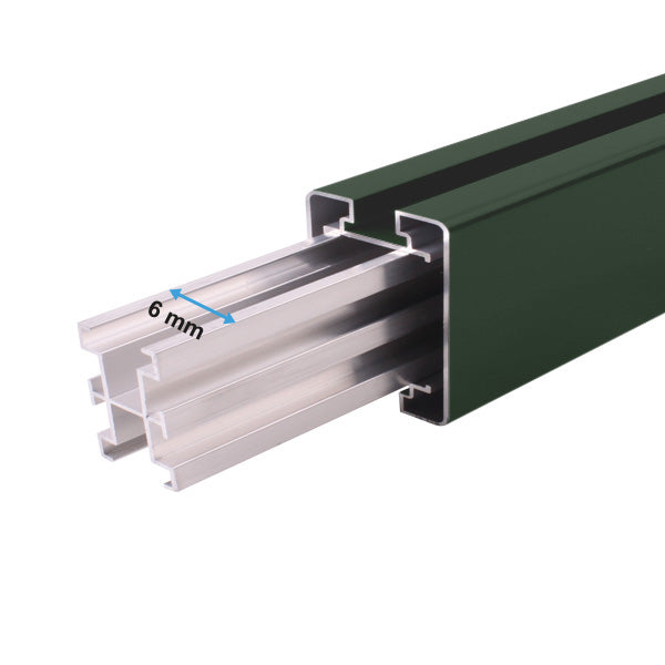 Portail aluminium coulissant - Eugénie