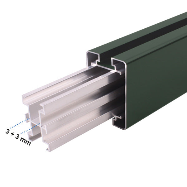 Portail aluminium coulissant - Rebecca