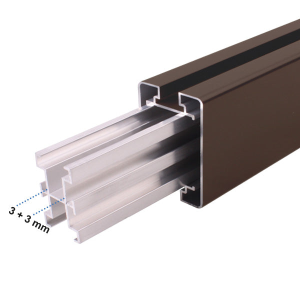 Portail aluminium coulissant incurvé - Xeni