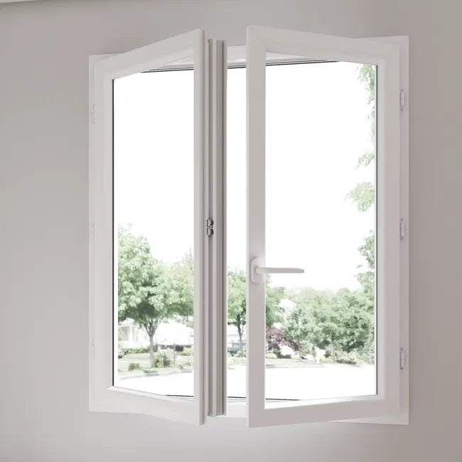 Fenêtre PVC 2 vantaux avec volet roulant manuel