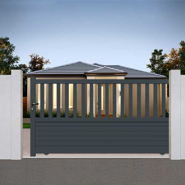 Portail aluminium coulissant - Lepus
