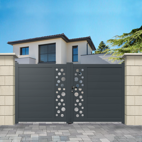 Portail aluminium droit - Hydor