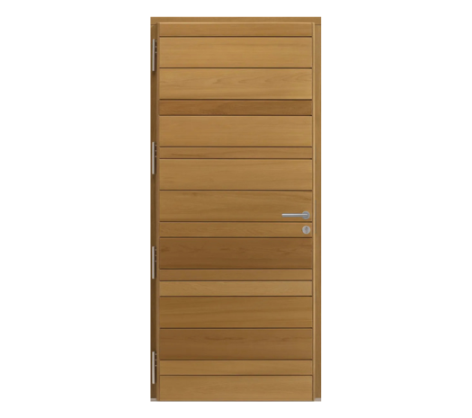Porte d'entrée bois / aluminium - Axium