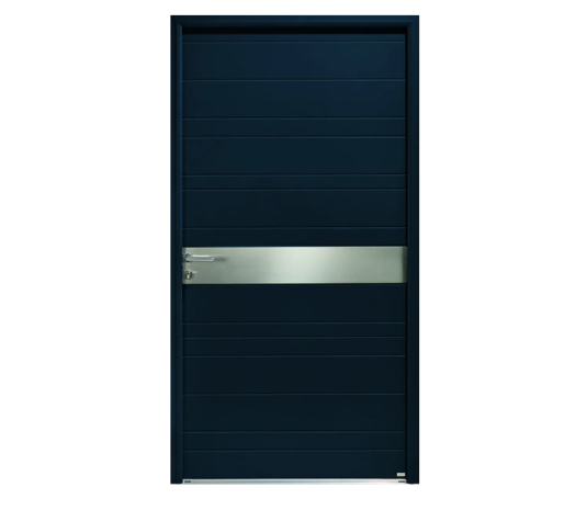 Porte d'entrée bois / aluminium - Axium