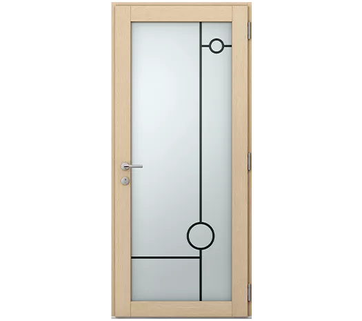 Porte d'entrée bois / aluminium - Azura