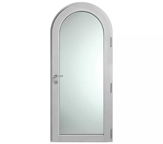 Porte d'entrée bois / aluminium - Azura Cintrée