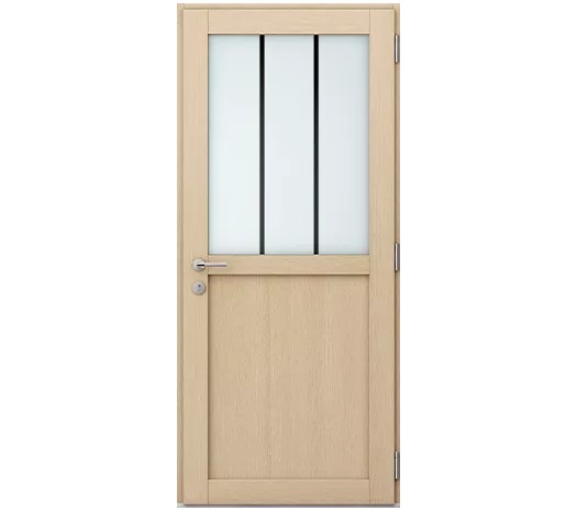 Porte d'entrée bois / aluminium - Carlina