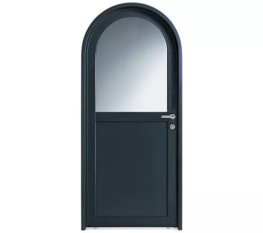 Porte d'entrée bois / aluminium - Carlina Centrée