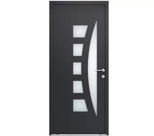 Porte d'entrée bois / aluminium - Hakea