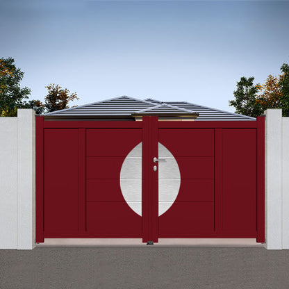 Portail aluminium battant design - Ovide