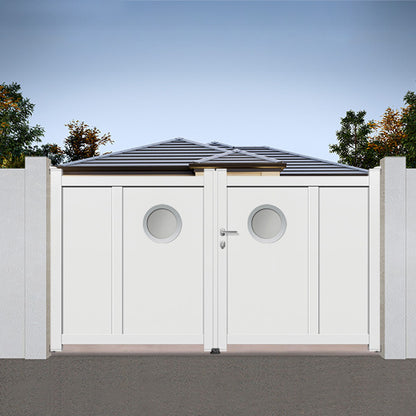 Portail aluminium battant design - Tullia