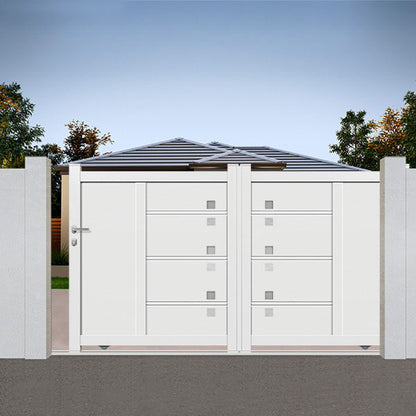 Portail aluminium coulissant - Crucis