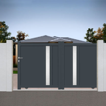 Portail aluminium coulissant - Eurydice