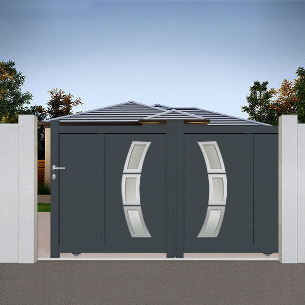 Portail aluminium coulissant - Lyrae