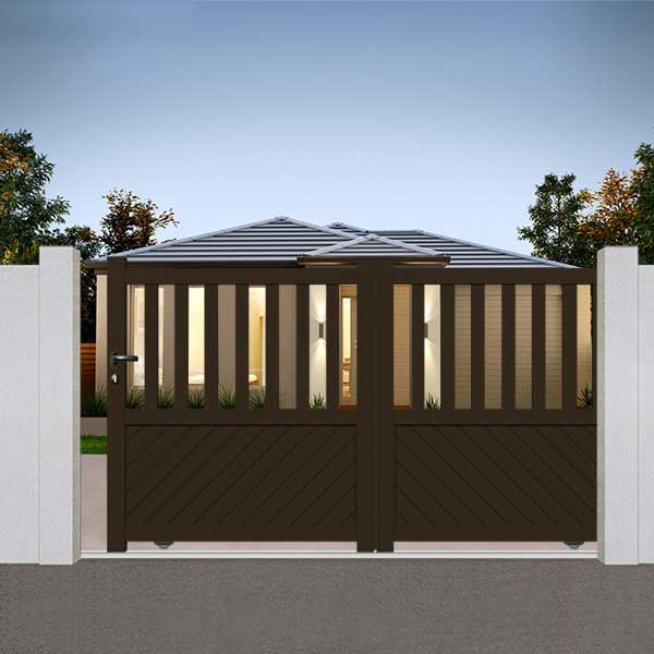 Portail aluminium coulissant - Sotiris