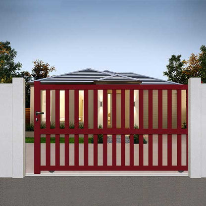 Portail aluminium coulissant ajouré - Stella