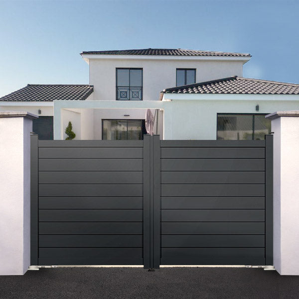 Portail aluminium motorisation intégrée - Rigel
